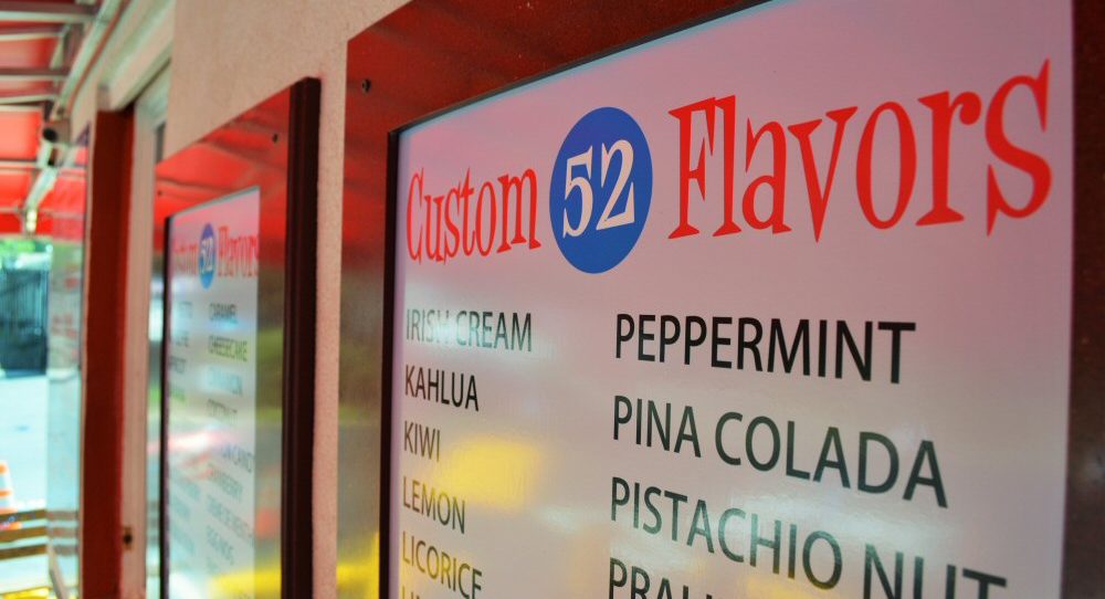 52 Flavors at Ice Cream Drive Delaware