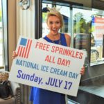 National Ice Cream Day at Ice Cream Delight of Delaware Free Sprinkles
