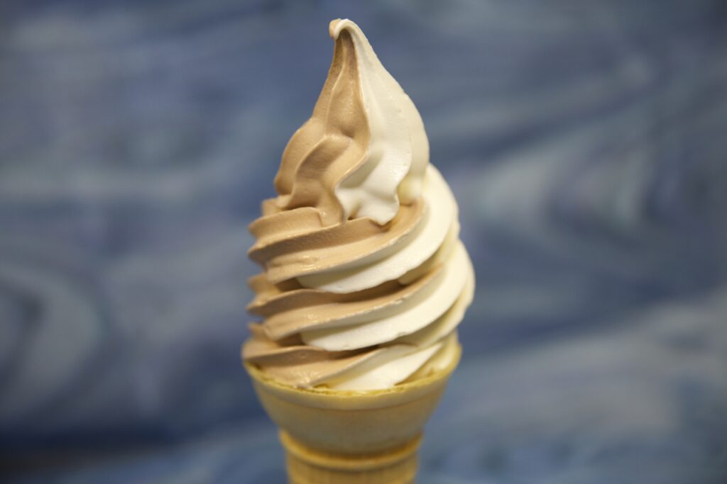 Chocolate Vanilla Swirl Soft Serve Ice Cream Delaware